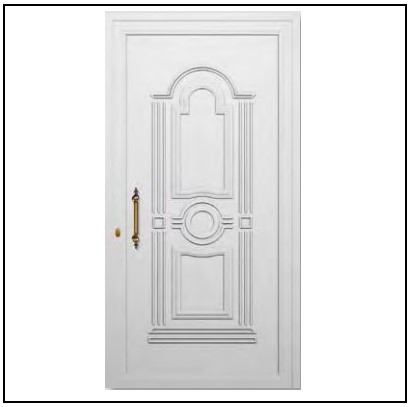 Πόρτα Εισόδου Pvc 659320